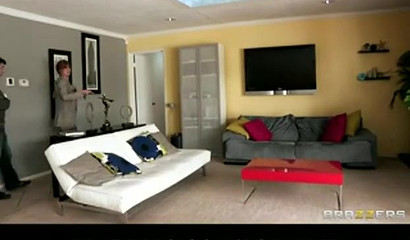 Hot milf with huge melons fucks her client