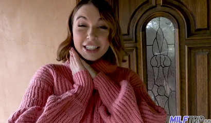 Inked Ivy Lebelle with hairy pussy enjoys a sensual sex