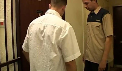 Lustful granny in white stockings double-stuffed by young cocks