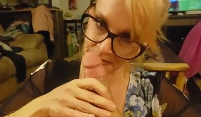 TABOO MILF Cougar Step Mom makes Son Cum w/ slow BlowJob step fantasy KINk