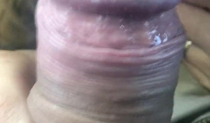 Super closeup sloppy blowjob