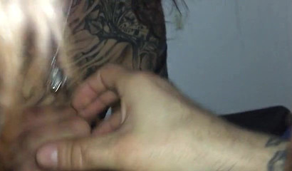 Horny tattooed wife sucks like a pro and gets railed