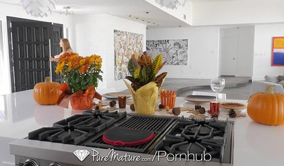 Hot and horny house wife Kate Linn fucks her husband's friend