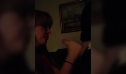 Giving my grandmas caretaker a blowjob