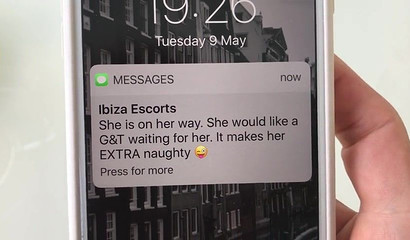 British escort Hannah Brooks banged and spanked in a hotel