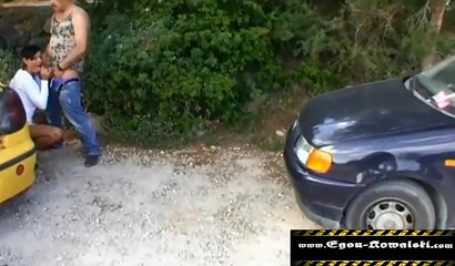 Intense public sex with a brunette mama and Egon Kowalski