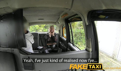Experienced cock gobbler screwed in a fake taxi