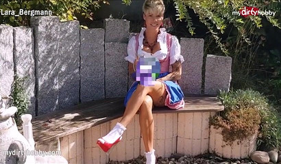 German MILF Lara Bergmann pounded in a kitchen POV