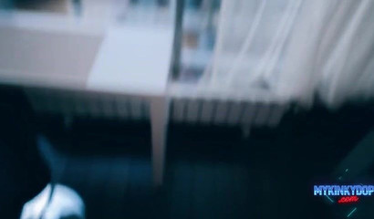 Angelic blonde with tattoos savoring the taste of a cock POV