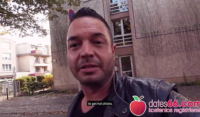 Blue-eyed granny pounded hardcore in public