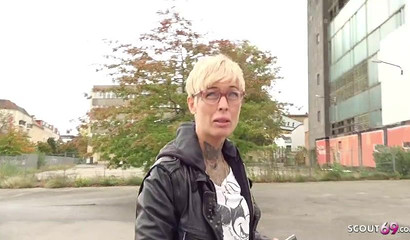 Inked German slut gets used and fucked like a whore