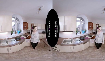 Russian wife pleases a hard cock in VR