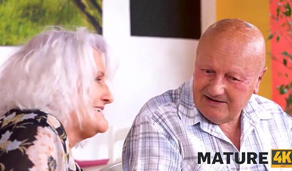 Old man can't satisfy his wife so she cucks him