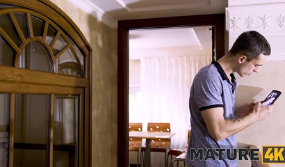 Mommy shows her body to her horny stepson