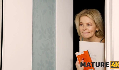 Old Russian milf loves to fuck her student