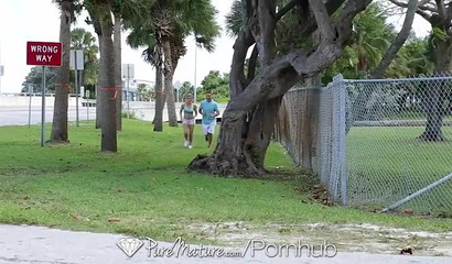 Gorgeous athletic Cory Chase is fucked after her workout