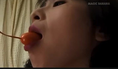 Amateur Eri Kikuchi plays with her pussy alone