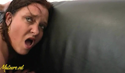 Curvy French lady receives a rough anal pounding