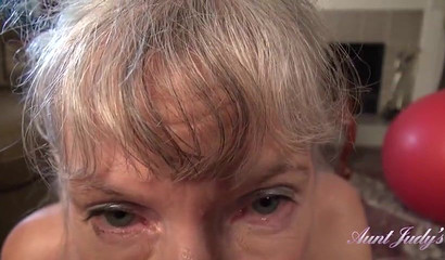 Saggy Amateur GILF Diane Masturbates & Jerks You off and Sucks Your Dick POV