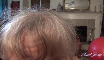 Saggy Amateur GILF Diane Masturbates & Jerks You off and Sucks Your Dick POV