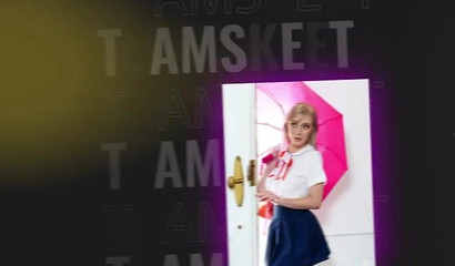 Busty blonde momma shows off her workout routine