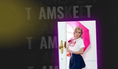 Horny blonde gets her pussy creamed by a stranger