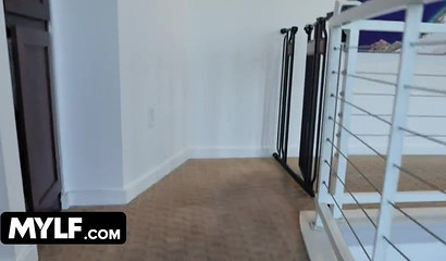 Business Associate Kiara Edwards rides her colleague during quarantine