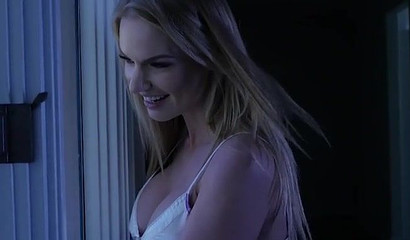 Curvy blondie gets her cunt stretched with BBC