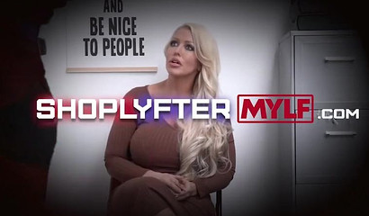 Milf Lilly James cheats on her husband with a young stud