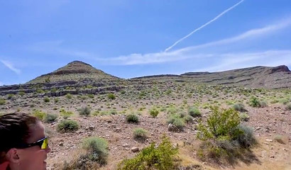 Naughty milf in thongs fucks her stepson outdoors