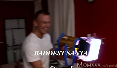 Santa's bad brother fucks blonde Mrs. Clouse