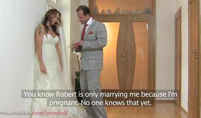 Horny wife begged to be fucked at the wedding