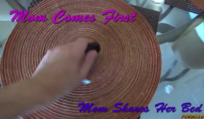 Stepson takes his stepmom’s joke offer for sex literally.